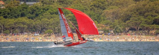 Smeg flew downwind to take the victory - WC 'Trappy' Duncan Trophy © Michael Chittenden 